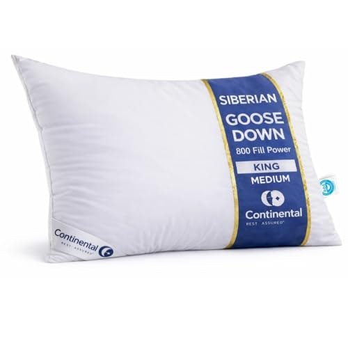 Continental Bedding Siberian Goose Down Pillow: $280.82 Continental Bedding Siberian Goose Down Pillow: $280.82