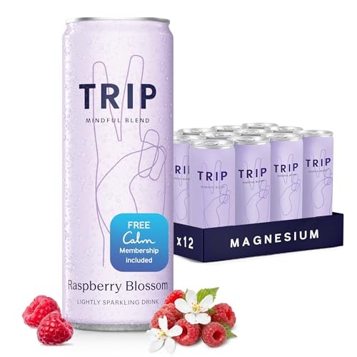 Trip Calm Raspberry Blossom Adaptogen Mocktail 12-Pack: $27.99 Trip Calm Raspberry Blossom Adaptogen Mocktail 12-Pack: $27.99