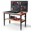 Enjoywood 48" Workbench with Pegboard for $150 + free shipping