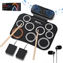 Rhymo 9-Pad Portable Electronic Drum Set for $30 + free shipping w/ Prime