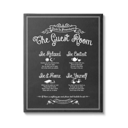Stupell Industries The Guest Room Guide Canvas Art: $53.84 Stupell Industries The Guest Room Guide Canvas Art: $53.84