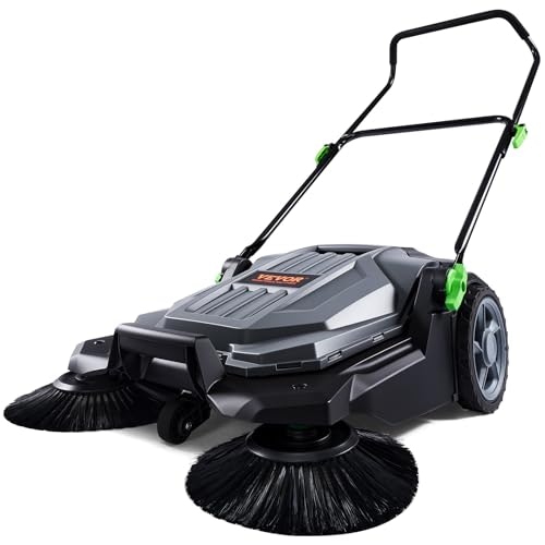 Vevor 25.6-Inch Walk-Behind Floor Sweeper: $72.99 Vevor 25.6-Inch Walk-Behind Floor Sweeper: $72.99