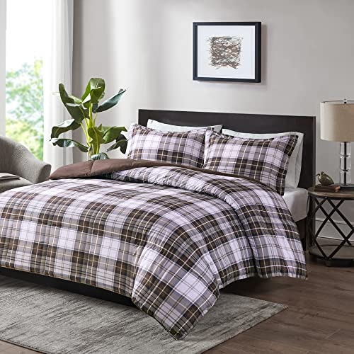 Madison Park Parkston Plaid 3-Piece King/Cal King Comforter Set: $47.22