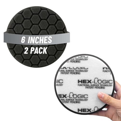 Chemical Guys 6.5-inch Hex-Logic Quantum Finishing Pad 2-Pack: $24.78