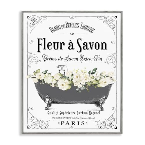Fleur a Savon Vintage Parisian Bathroom Framed Giclee Art: $25.60 Fleur a Savon Vintage Parisian Bathroom Framed Giclee Art: $25.60
