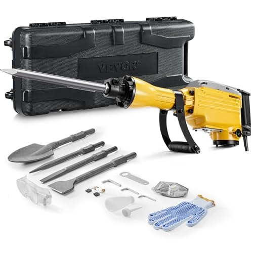 Vevor 2,200W Electric Demolition Jack Hammer 4-Piece Set: $141.21 Vevor 2,200W Electric Demolition Jack Hammer 4-Piece Set: $141.21