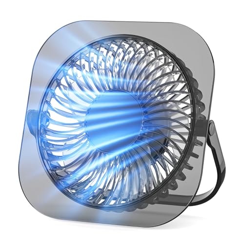 Electactic Desktop Fan with LED Night Light: $9.35 Electactic Desktop Fan with LED Night Light: $9.35