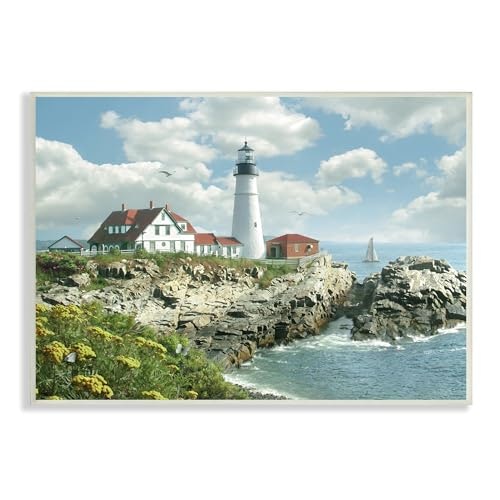 Stupell Industries Portland Lighthouse Peninsula Wall Plaque Art: $17.04 Stupell Industries Portland Lighthouse Peninsula Wall Plaque Art: $17.04