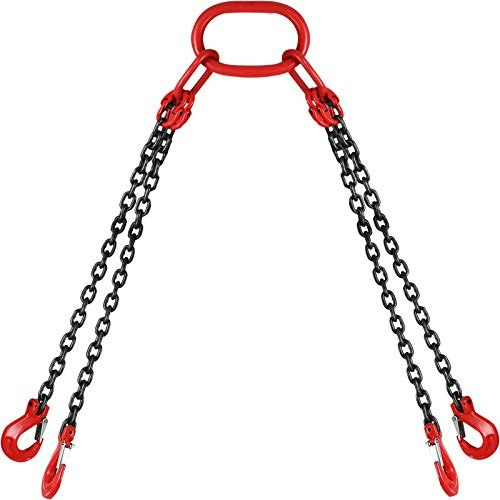 Vevor 5/16-inch x 5-foot 3-ton 4-leg G80 Alloy Steel Chain Sling: $41.90 Vevor 5/16-inch x 5-foot 3-ton 4-leg G80 Alloy Steel Chain Sling: $41.90