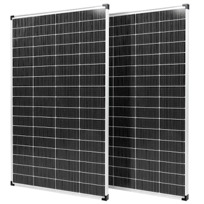 200W Monocrystalline Solar Panel 2-Pack for $210 + free shipping