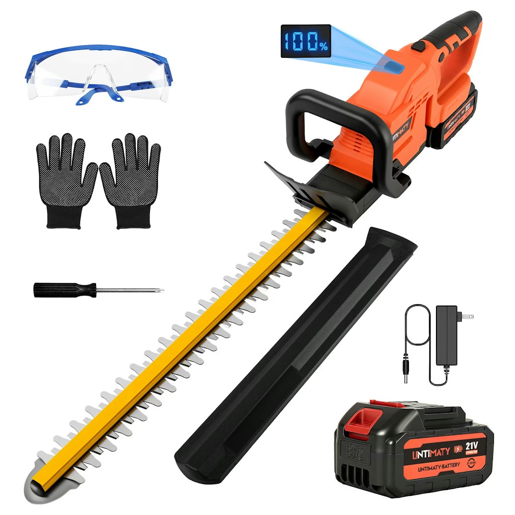 Untimity 21V Cordless Hedge Trimmer: $33.99 Untimity 21V Cordless Hedge Trimmer: $33.99