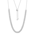 VossAgin Moissanite Cross Pendant with Adjustable Cuban Link Chain for $99 + free shipping