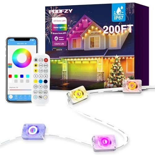 Poofzy 200-Foot RGB Smart Outdoor LED Lights: $129.19 Poofzy 200-Foot RGB Smart Outdoor LED Lights: $129.19