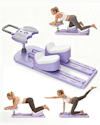 Pilates Reformer Board with Resistance Bands for $70 + free shipping
