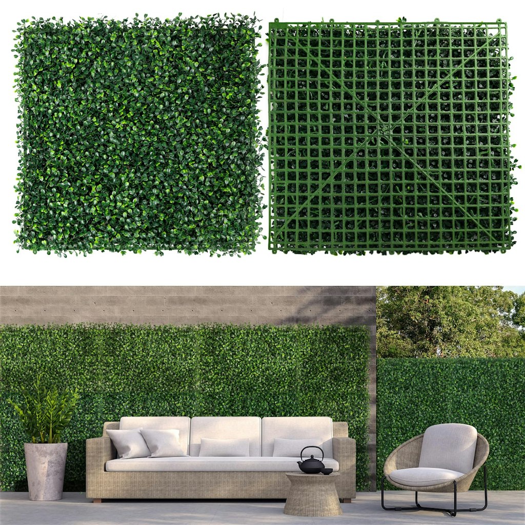 10" x 10" Artificial Grass Wall Panels 12-Piece Set: $14 10" x 10" Artificial Grass Wall Panels 12-Piece Set: $14