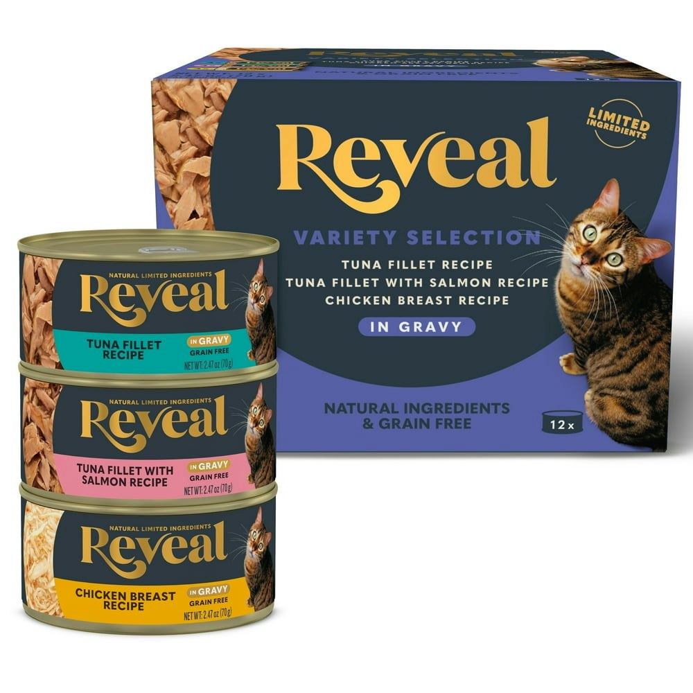 Reveal Natural Fish and Chicken Wet Cat Food 12-Pack: $13.49 Reveal Natural Fish and Chicken Wet Cat Food 12-Pack: $13.49