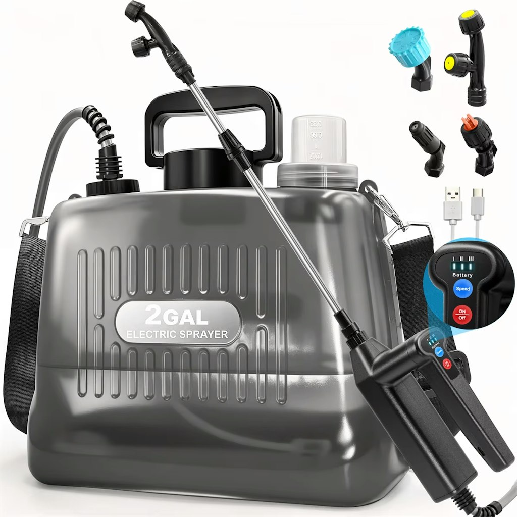 2-Gallon Battery Powered Electric Garden Sprayer w/ Extendable Wand: $28 2-Gallon Battery Powered Electric Garden Sprayer w/ Extendable Wand: $28