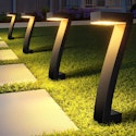 Waterproof Solar Outdoor LED Pathway Lights 4-Pack for $13 + free shipping
