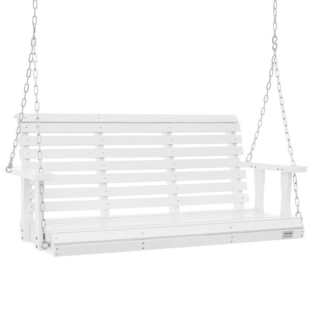 Vevor 4.5-Foot Wooden Porch Swing: $80