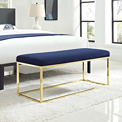 Modway Anticipate Velvet Upholstered Bench: $111.78 Modway Anticipate Velvet Upholstered Bench: $111.78