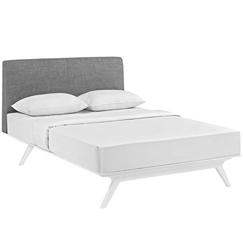 Modway Tracy Mid-Century Modern Wood King Platform Bed: $351.26 Modway Tracy Mid-Century Modern Wood King Platform Bed: $351.26