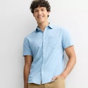 FLX Men's Tech Mesh Slim-Fit Button-Down Shirt for $20 + free shipping w/ $49
