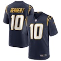 Nike Men's Justin Herbert Los Angeles Chargers Alternate Game Jersey for $65 + free shipping