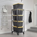 Gorilla Rack 5-Tier Rolling Bin Organizer for $120 + free shipping