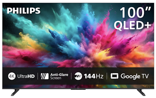 Philips 100PQL7556 100" QLED+ 4K UHD Google Smart TV for $998 + free shipping