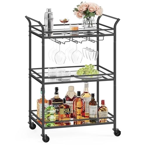Vasagle 3-Tier Bar Serving Cart: $69.98 Vasagle 3-Tier Bar Serving Cart: $69.98