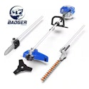 WILD BADGER POWER 26cc 4-in-1 Gas String Trimmer w/ Pole Saw Attachment for $195 + free shipping