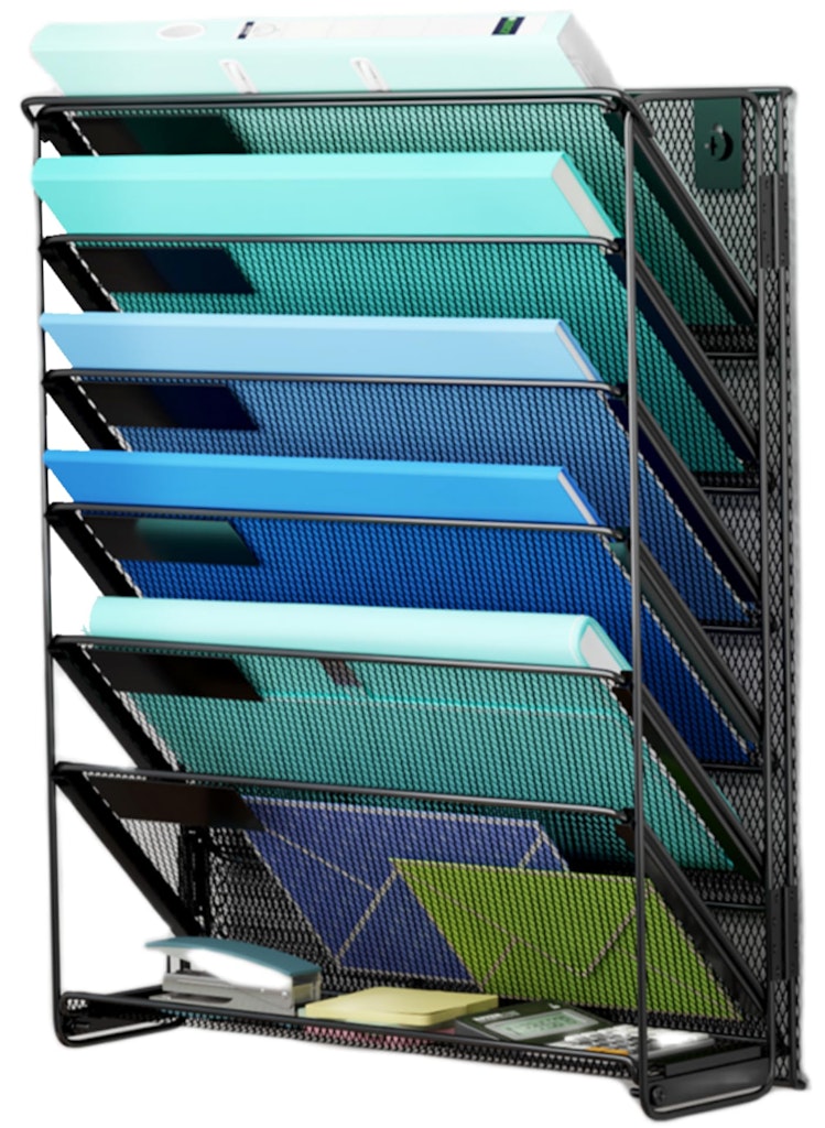 Kuntine.B 7-Tier Wall File Organizer: $20 Kuntine.B 7-Tier Wall File Organizer: $20