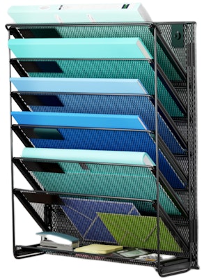 Kuntine.B 7-Tier Wall File Organizer for $20 + free shipping w/ Prime