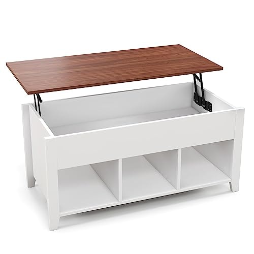 Fantask Lift Top Coffee Table with Hidden Storage: $102.09 Fantask Lift Top Coffee Table with Hidden Storage: $102.09