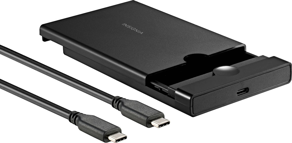 Insignia 2.5-inch SATA to USB-C HDD Enclosure: $24.99