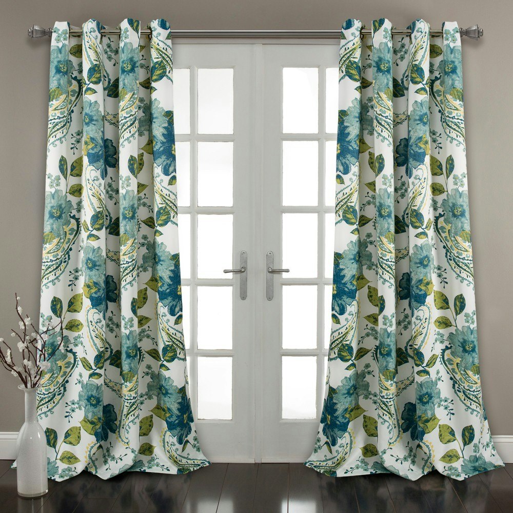 Lush Decor 52"x84" Floral Paisley Light Filtering Curtain Panels 2-Pack: $36.99 Lush Decor 52"x84" Floral Paisley Light Filtering Curtain Panels 2-Pack: $36.99