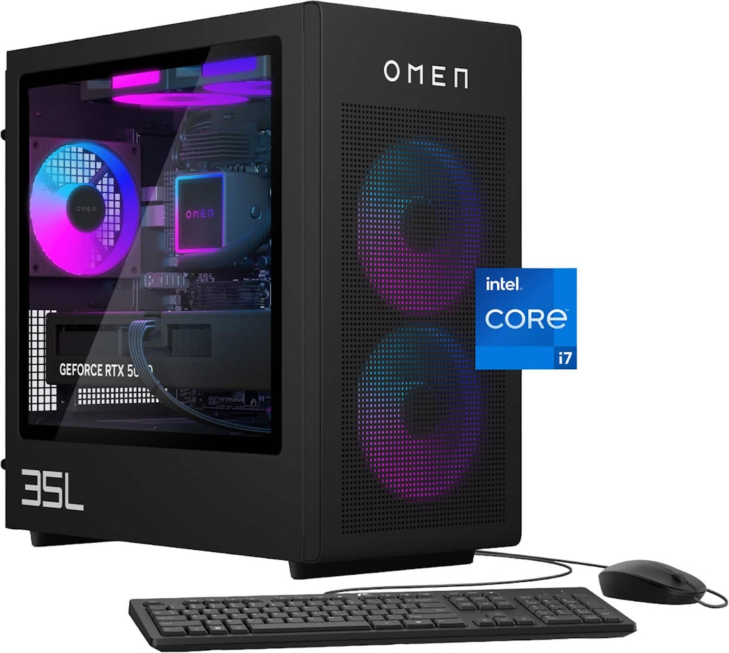 HP OMEN 35L Gaming Desktop Intel Core i7-14700F 32GB RAM 1TB SSD RTX 5080: $2,619.99 HP OMEN 35L Gaming Desktop Intel Core i7-14700F 32GB RAM 1TB SSD RTX 5080: $2,619.99