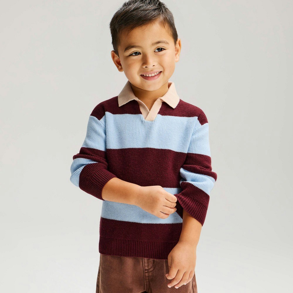 Cat & Jack Toddler Boys' Varsity Polo Sweater 18M: $20 Cat & Jack Toddler Boys' Varsity Polo Sweater 18M: $20