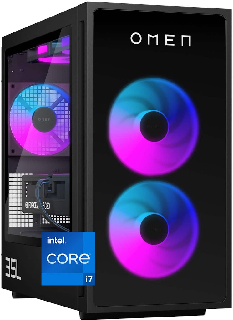 HP OMEN 35L Gaming Desktop Intel Core i7-14700F 32GB RAM NVIDIA GeForce RTX 5060 Ti 1TB SSD: $2,129.99 HP OMEN 35L Gaming Desktop Intel Core i7-14700F 32GB RAM NVIDIA GeForce RTX 5060 Ti 1TB SSD: $2,129.99