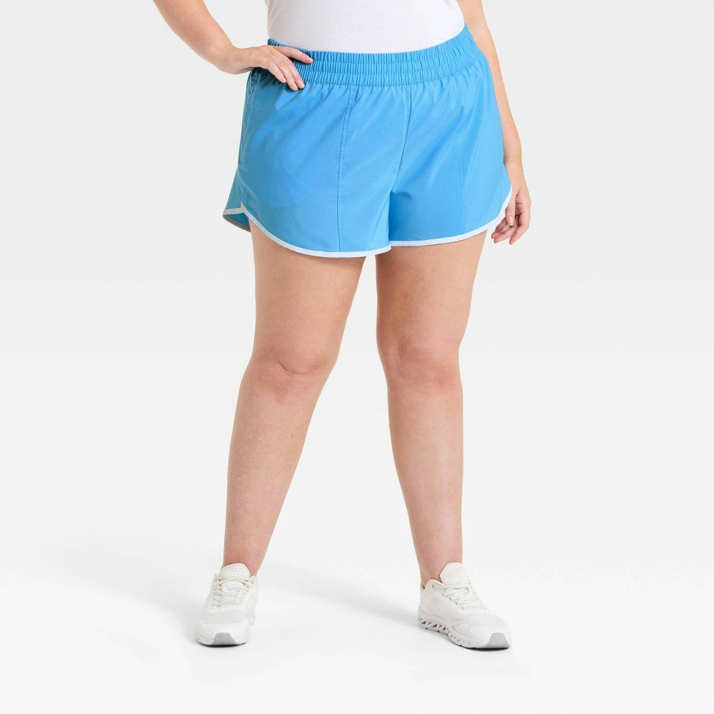 All in Motion Women's Woven Mid-Rise 3-Inch Run Shorts: $25 All in Motion Women's Woven Mid-Rise 3-Inch Run Shorts: $25