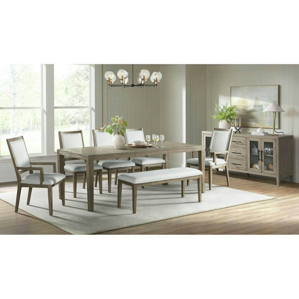 Armes Wood Boucle Dining Arm Chair 2-Pack: $188.92