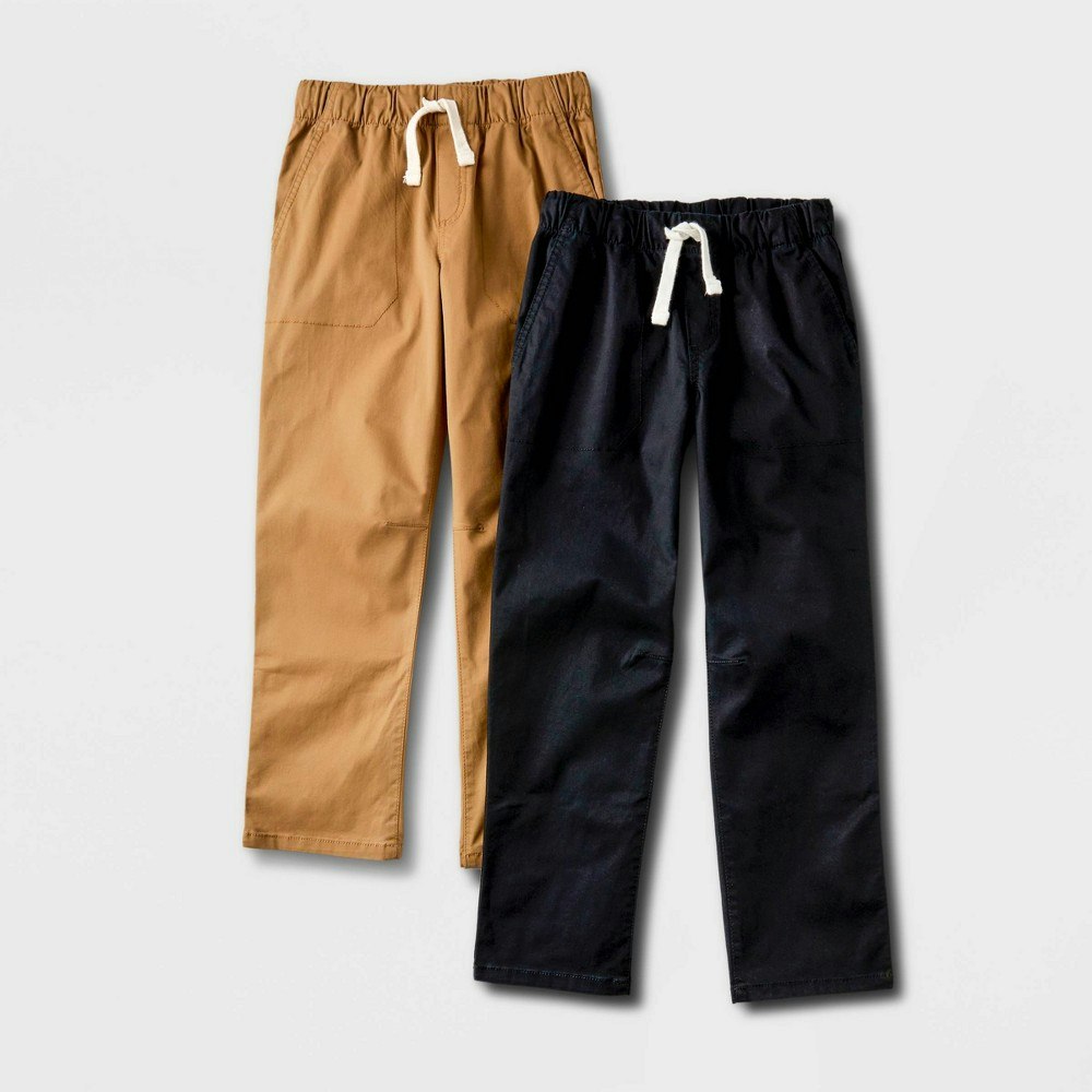 Cat & Jack Boys' Stretch Straight Fit Pull-On Pants 2-Pack: $23.50 Cat & Jack Boys' Stretch Straight Fit Pull-On Pants 2-Pack: $23.50