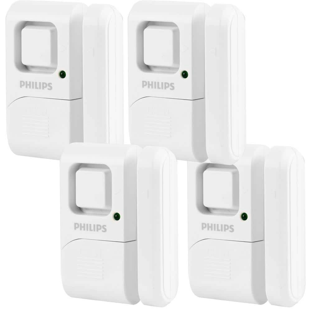 Magnetic Wireless Door and Window Alarm 4-Pack: $19.99