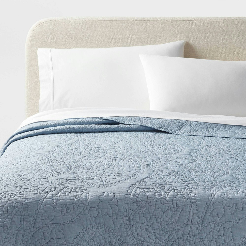 Threshold King Paisley Stitch Quilt: $89 Threshold King Paisley Stitch Quilt: $89