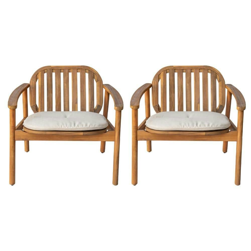 Acacia Wood Patio Club Chair 2-Pack: $408.85 Acacia Wood Patio Club Chair 2-Pack: $408.85