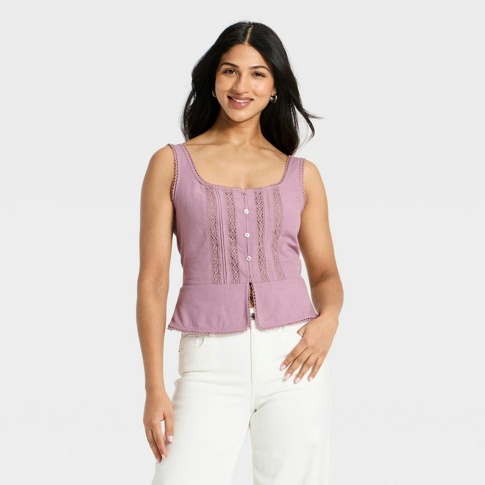 Women's Crafted Lace Tank Top: $25 Women's Crafted Lace Tank Top: $25