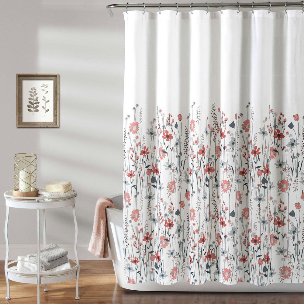 72"x72" Clarissa Floral Shower Curtain: $39.99 72"x72" Clarissa Floral Shower Curtain: $39.99