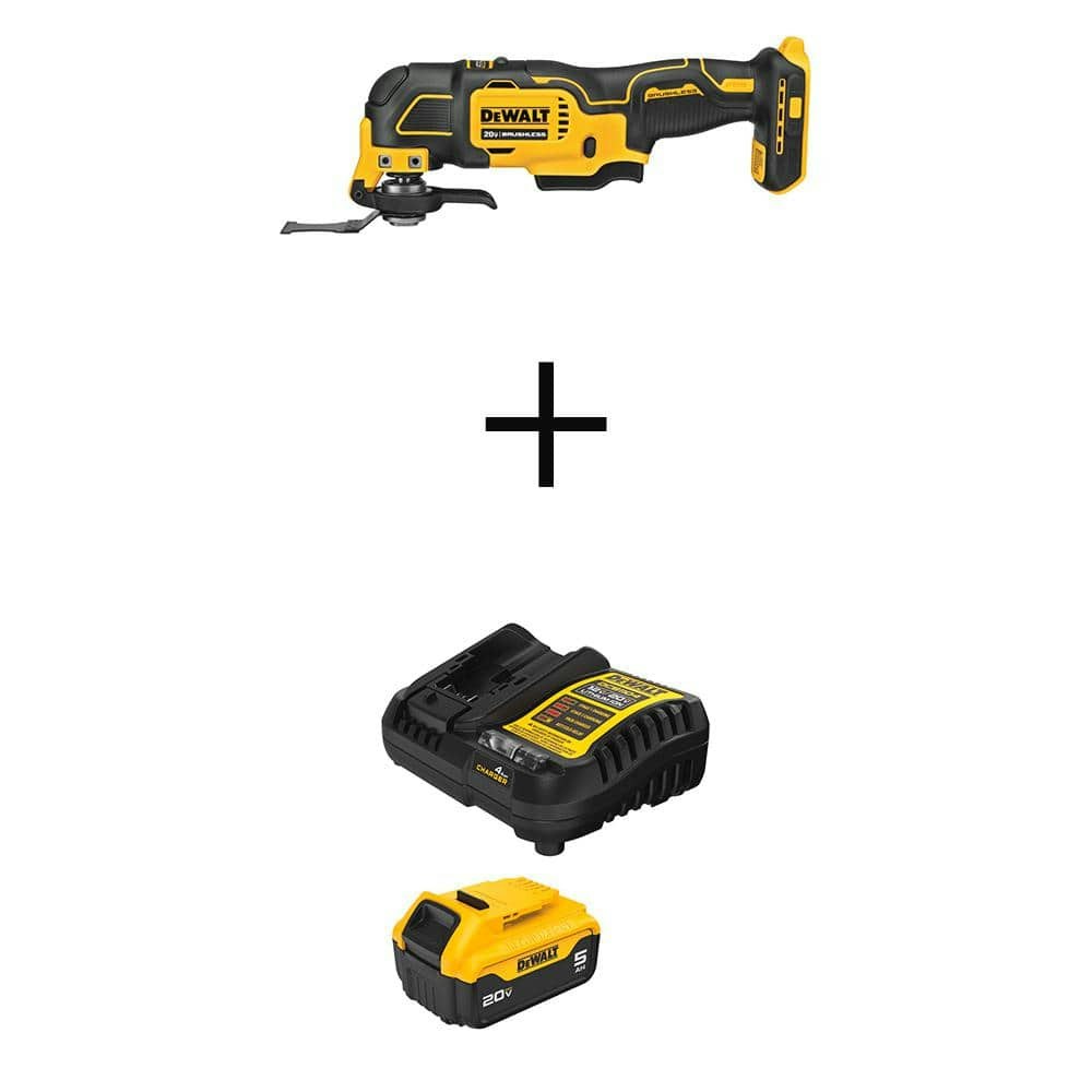 Dewalt Atomic 20V Max Cordless Brushless Oscillating Multi-Tool with 5Ah Battery and Charger: $398 Dewalt Atomic 20V Max Cordless Brushless Oscillating Multi-Tool with 5Ah Battery and Charger: $398