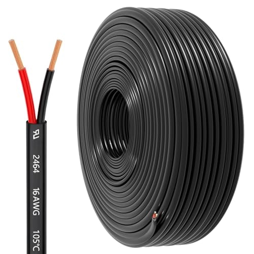 16 Gauge 2-Conductor Low Voltage Electrical Wire 30-Foot Roll: $10.46 16 Gauge 2-Conductor Low Voltage Electrical Wire 30-Foot Roll: $10.46