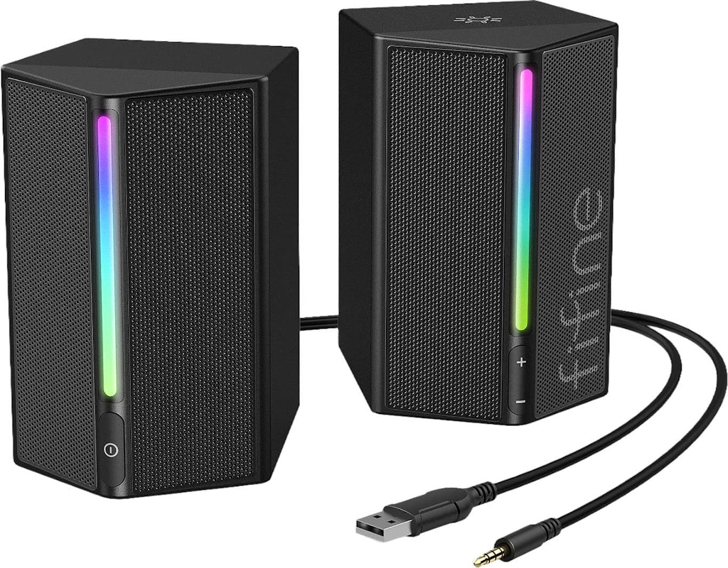 Fifine RGB Wired Desktop Gaming Speakers: $44.99 Fifine RGB Wired Desktop Gaming Speakers: $44.99